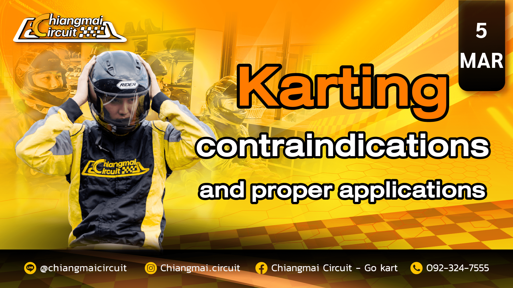 Karting contraindications and proper applications