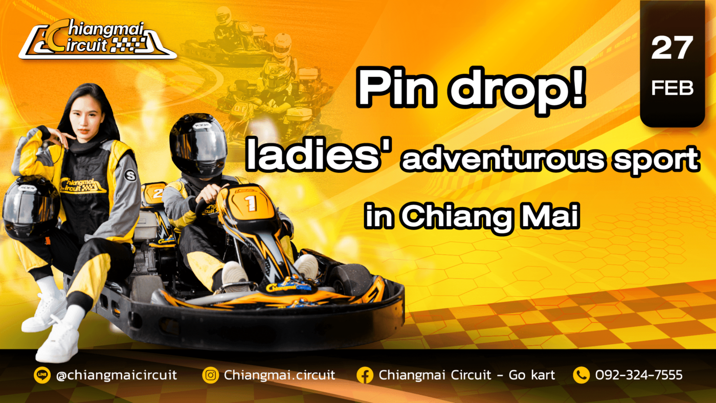Pin drop! ladies' adventurous sport in Chiang Mai